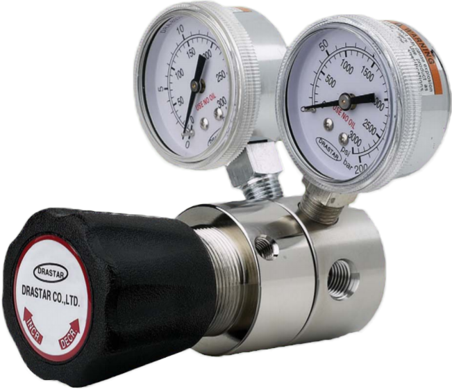 DK-LOK Gas and Liquid Precision Control Regulator, 072 Series